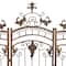 Brown Metal Eclectic Room Divider Screen, 80 " x 80 " x 1 "